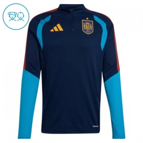 Tréninkový Mikina Španělsko Čtvrt Zip Navy 2026-27 - Dětské