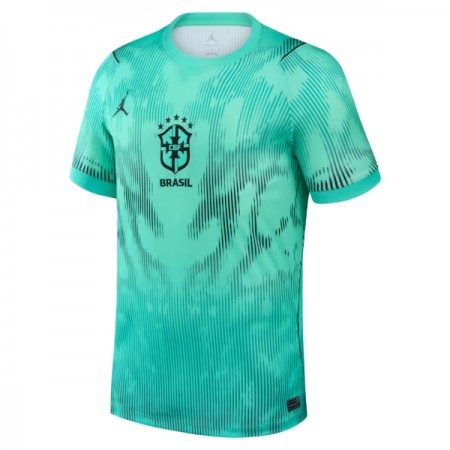 Brazílie Brankářské Venkovní MS 2026 Zelená - Fotbalové Dresy (S/S) Brazílie Brankářské Venkovní MS 2026 Zelená - Fotbalové Dresy (S/S)
