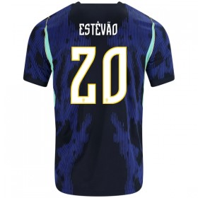 Brazílie Estevao 20 Venkovní MS 2026 - Fotbalové Dresy (S/S)