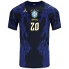 Brazílie Estevao 20 Venkovní MS 2026 - Fotbalové Dresy (S/S)