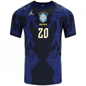 Brazílie Estevao 20 Venkovní MS 2026 - Fotbalové Dresy (S/S)