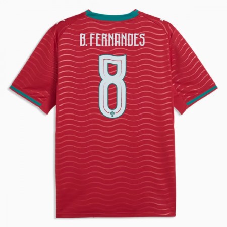 Portugalsko B. Fernandes 8 Domácí MS 2026 - Fotbalové Dresy (S/S)