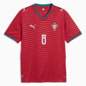 Portugalsko B. Fernandes 8 Domácí MS 2026 - Fotbalové Dresy (S/S)