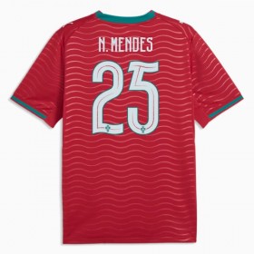 Portugalsko Nuno Mendes 25 Domácí MS 2026 - Fotbalové Dresy (S/S)