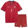 Portugalsko Ronaldo 7 Domácí MS 2026 - Dětské Fotbalové Dresy (S/S)