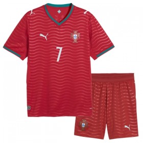 Portugalsko Ronaldo 7 Domácí MS 2026 - Dětské Fotbalové Dresy (S/S)