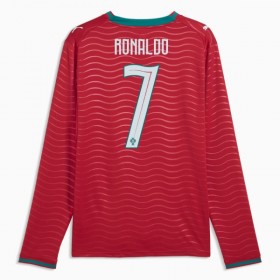 Portugalsko Ronaldo 7 Domácí MS 2026 - Fotbalové Dresy (L/S)
