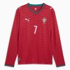 Portugalsko Ronaldo 7 Domácí MS 2026 - Fotbalové Dresy (L/S)