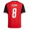 Rakousko Alaba 8 Domácí MS 2026 - Fotbalové Dresy (S/S)