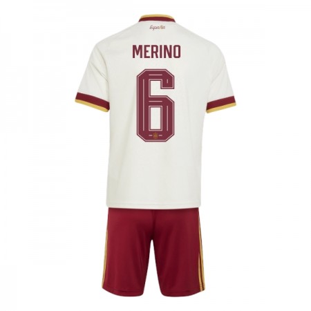 Španělsko Merino 6 Venkovní MS 2026 - Dětské Fotbalové Dresy (S/S) Španělsko Merino 6 Venkovní MS 2026 - Dětské Fotbalové Dresy (S/S)