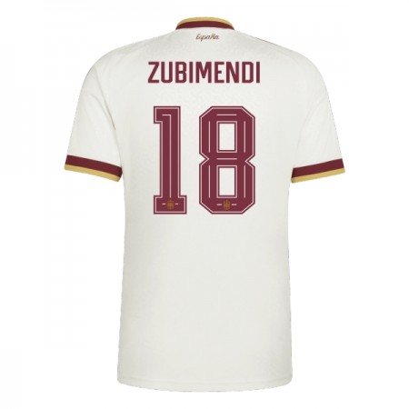 Španělsko Zubimendi 18 Venkovní MS 2026 - Fotbalové Dresy (S/S) Španělsko Zubimendi 18 Venkovní MS 2026 - Fotbalové Dresy (S/S)