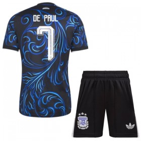 Argentina De Paul 7 Venkovní MS 2026 - Dětské Fotbalové Dresy (S/S)