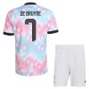 Belgie De Bruyne 7 Venkovní MS 2026 - Dětské Fotbalové Dresy (S/S) Belgie De Bruyne 7 Venkovní MS 2026 - Dětské Fotbalové Dresy (S/S)