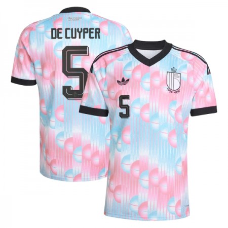 Belgie De Cuyper 5 Venkovní MS 2026 - Fotbalové Dresy (S/S)