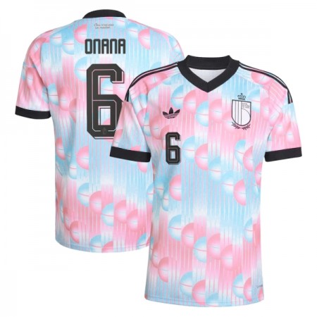 Belgie Onana 6 Venkovní MS 2026 - Fotbalové Dresy (S/S) Belgie Onana 6 Venkovní MS 2026 - Fotbalové Dresy (S/S)