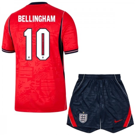 Anglie Bellingham 10 Venkovní MS 2026 - Dětské Fotbalové Dresy (S/S) Anglie Bellingham 10 Venkovní MS 2026 - Dětské Fotbalové Dresy (S/S)