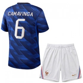 Francie Camavinga 6 Domácí MS 2026 - Dětské Fotbalové Dresy (S/S)