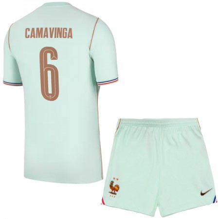 Francie Camavinga 6 Venkovní MS 2026 - Dětské Fotbalové Dresy (S/S) Francie Camavinga 6 Venkovní MS 2026 - Dětské Fotbalové Dresy (S/S)