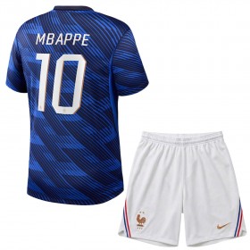 Francie Mbappé 10 Domácí MS 2026 - Dětské Fotbalové Dresy (S/S)