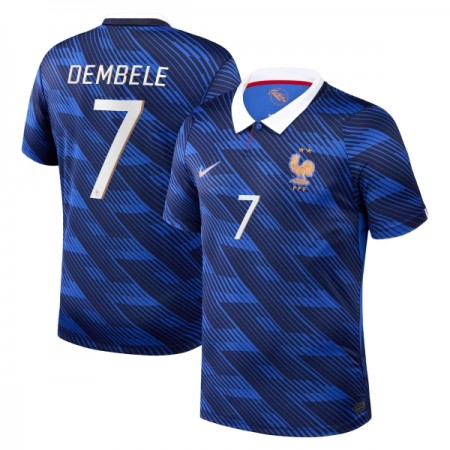 Francie O. Dembele 7 Domácí MS 2026 - Fotbalové Dresy (S/S) Francie O. Dembele 7 Domácí MS 2026 - Fotbalové Dresy (S/S)