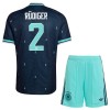 Německo Rudiger 2 Venkovní MS 2026 - Dětské Fotbalové Dresy (S/S) Německo Rudiger 2 Venkovní MS 2026 - Dětské Fotbalové Dresy (S/S)