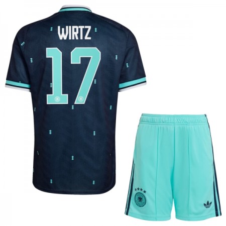 Německo Wirtz 17 Venkovní MS 2026 - Dětské Fotbalové Dresy (S/S) Německo Wirtz 17 Venkovní MS 2026 - Dětské Fotbalové Dresy (S/S)