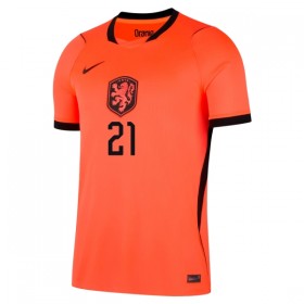 Nizozemsko Frenkie de Jong 21 Domácí MS 2026 - Fotbalové Dresy (S/S)