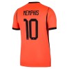 Nizozemsko Memphis 10 Domácí MS 2026 - Fotbalové Dresy (S/S)