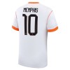 Nizozemsko Memphis 10 Venkovní MS 2026 - Dětské Fotbalové Dresy (S/S)