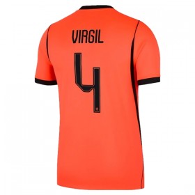 Nizozemsko Virgil 4 Domácí MS 2026 - Fotbalové Dresy (S/S)
