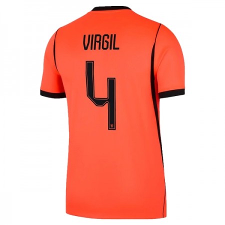 Nizozemsko Virgil 4 Domácí MS 2026 - Fotbalové Dresy (S/S) Nizozemsko Virgil 4 Domácí MS 2026 - Fotbalové Dresy (S/S)
