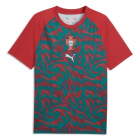 Portugalsko Pre-Match MS 2026 Červená - Fotbalové Dresy (S/S)