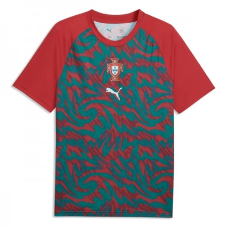 Portugalsko Pre-Match MS 2026 Červená - Fotbalové Dresy (S/S)