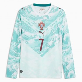 Portugalsko Ronaldo 7 Venkovní MS 2026 - Fotbalové Dresy (L/S)