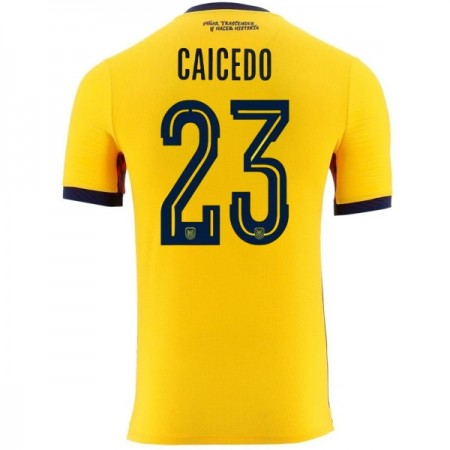 Ekvádor Caicedo 23 Domácí MS 2026 - Fotbalové Dresy (S/S) Ekvádor Caicedo 23 Domácí MS 2026 - Fotbalové Dresy (S/S)