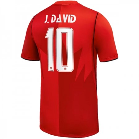 Kanada J. David 10 Domácí MS 2026 - Fotbalové Dresy (S/S)