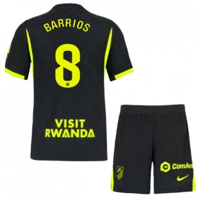 Atlético Madrid Barrios 8 Venkovní 2026-27 - Dětské Fotbalové Dresy (S/S)