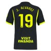 Atlético Madrid J. Alvarez 19 Venkovní 2026-27 - Fotbalové Dresy (S/S) Atlético Madrid J. Alvarez 19 Venkovní 2026-27 - Fotbalové Dresy (S/S)