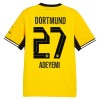 Borussia Dortmund Adeyemi 27 Domácí 2026-27 - Fotbalové Dresy (S/S) Borussia Dortmund Adeyemi 27 Domácí 2026-27 - Fotbalové Dresy (S/S)