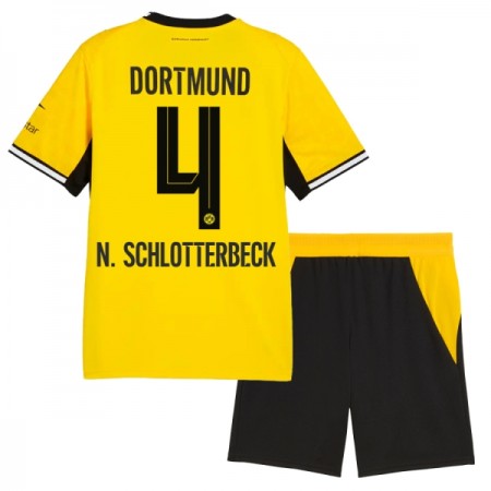 Borussia Dortmund N. Schlotterbeck 4 Domácí 2026-27 - Dětské Fotbalové Dresy (S/S) Borussia Dortmund N. Schlotterbeck 4 Domácí 2026-27 - Dětské Fotbalové Dresy (S/S)