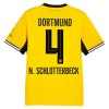 Borussia Dortmund N. Schlotterbeck 4 Domácí 2026-27 - Fotbalové Dresy (S/S)
