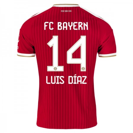 FC Bayern Mnichov Luis Diaz 14 Domácí 2026-27 - Fotbalové Dresy (S/S) FC Bayern Mnichov Luis Diaz 14 Domácí 2026-27 - Fotbalové Dresy (S/S)