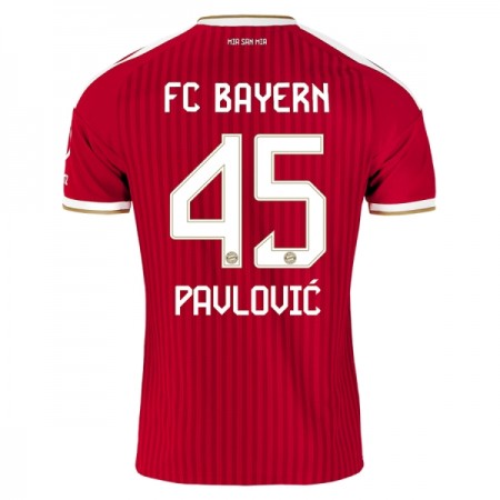 FC Bayern Mnichov Pavlovic 45 Domácí 2026-27 - Fotbalové Dresy (S/S) FC Bayern Mnichov Pavlovic 45 Domácí 2026-27 - Fotbalové Dresy (S/S)