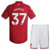 Manchester United Mainoo 37 Domácí 2026-27 - Dětské Fotbalové Dresy (S/S)