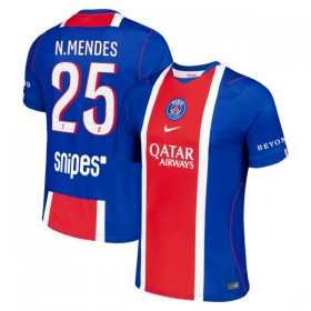 Paris Saint-Germain Nuno Mendes 25 Domácí 2026-27 - Fotbalové Dresy (S/S)