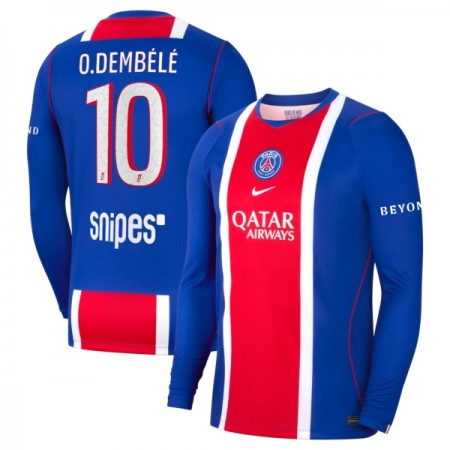 Paris Saint-Germain O. Dembele 10 Domácí 2026-27 - Fotbalové Dresy (L/S) Paris Saint-Germain O. Dembele 10 Domácí 2026-27 - Fotbalové Dresy (L/S)