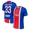 Paris Saint-Germain Zaire Emery 33 Domácí 2026-27 - Fotbalové Dresy (S/S)