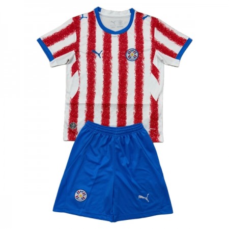 Paraguay Domácí MS 2026 - Dětské Fotbalové Dresy (S/S) Paraguay Domácí MS 2026 - Dětské Fotbalové Dresy (S/S)