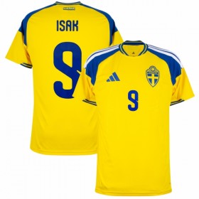 Švédsko Isak 9 Domácí MS 2026 - Fotbalové Dresy (S/S)