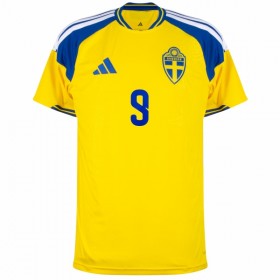 Švédsko Isak 9 Domácí MS 2026 - Fotbalové Dresy (S/S)